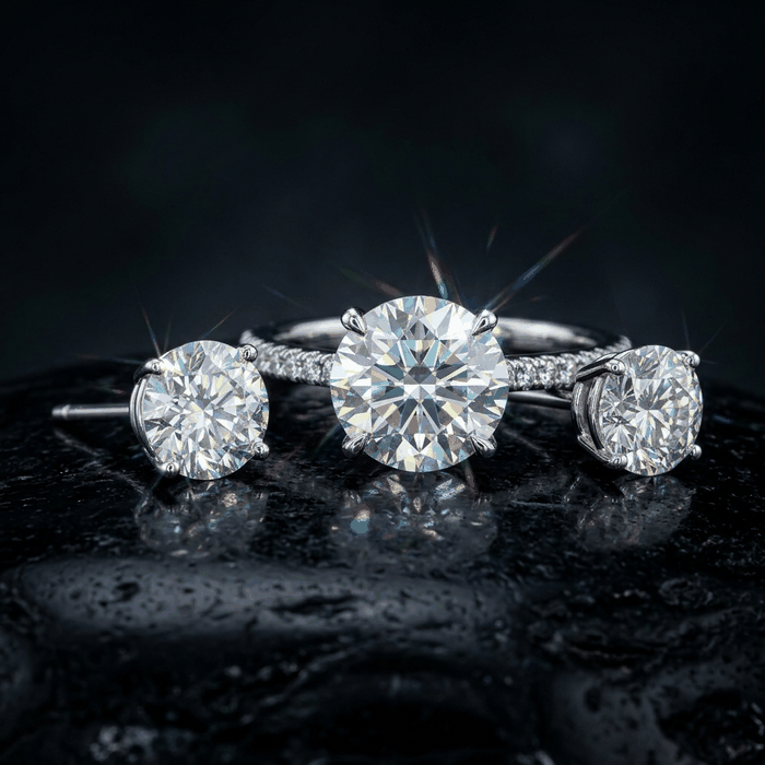 Diamond Bridal Necklace Set